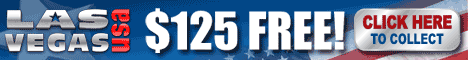 Get a 125% bonus up to $500 on your first deposit at Las Vegas USA Casino!