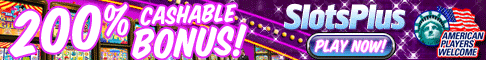 Get up to $7,000 FREE as the Welcome Bonus when playing at Slots Plus Casino